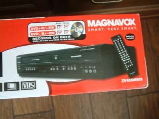 Magnavox DVD Recorder/VCR with Digital Tuner, ZV450MW8 Brand New in 