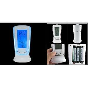   LCD Thermometer Blue LED Backlight Alarm Digital Clock