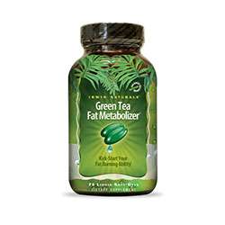 IRWIN NATURALS GREEN TEA Fat Metabolizer, 75 Softgels 710363263546 