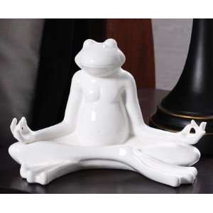  Yoga Frog Sculpture