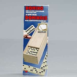  Double 6 Dominoes in Wood Case Toys & Games