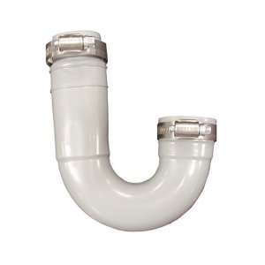   J01001R 1 1/4 Inch or 1 1/2 Inch Flexible Tubular Drain Trap J Bend