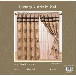   Curtain / Drapes / Panels with Valance and Attached Sheer Lining