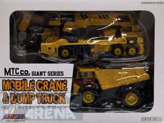 Transformers Make Toys Yellow Giant Crane & Dump Truck Set B  