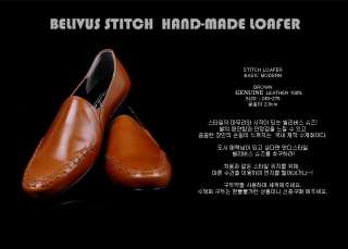 BELIVUS HAND STITCH HAND MADE LOAFER/GENUINE LEATHER  