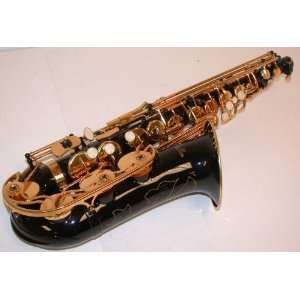  Stellar, 1161B, Student Eb Alto Saxophone, Black, High F# 