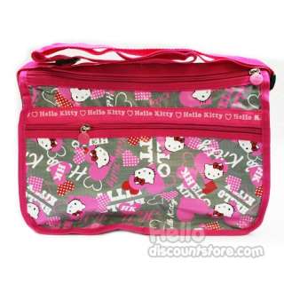 Sanrio Hello Kitty Messenger Bag Pink Heart Kitty  