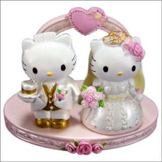 Hello Kitty & Daniel Wedding Ceramic Bossed Memo / Card Holder Sanrio 