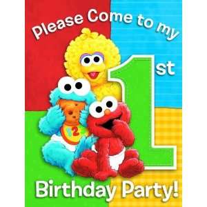  Designware Sesame Street Invitation/Thank You Combo   8 ct 