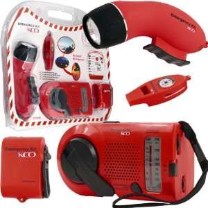  Emergency Radio Survival Kit   Red Arts, Crafts & Sewing
