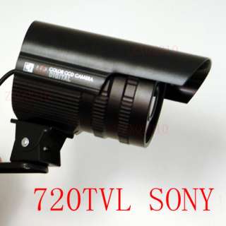   720TVL SONY CCD Home Cctv Security Camera Video DVR Waterproof w125