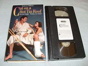 Cat on a Hot Tin Roof (VHS, 1984) JESSICA LANGE 016226430033  
