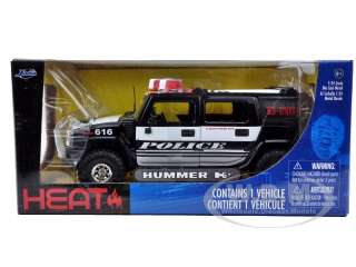   of Hummer H2 Police K9 Unit High Profile die cast model car by Jada