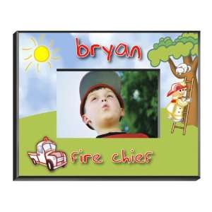    Wedding Favors Personalized Fireman Picture Frame 