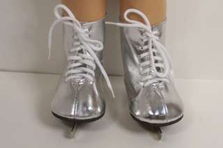 SILVER Metallic Ice Skate Doll Shoes FOR Chatty Cathy♥  