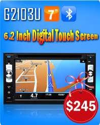   Motorized Car 7 LCD Touchscreen Bluetooth TV FM DVD Player iPhone