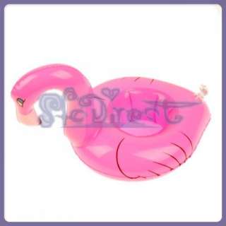 Pink Inflatable Pool Tropical Flamingo Floating Coaster  