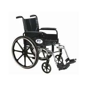   Wheelchair with Swing Away Footrest   16 x 16 w/ Flip Back Desk Arms