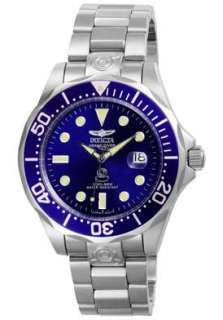 Invicta 3045 Grand Diver Pro Automatic Mens Blue Dial Stainless Steel 