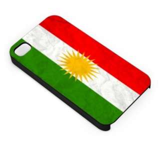   Kurdish Kurds Country Flag iPhone 4 4s Black Hard Cover Case i44