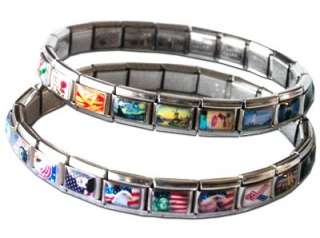 Custom Made Full Italian Charm Photo Bracelet  