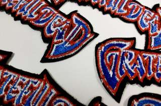 Grateful Dead iron on patches jacket patch Jerry Garcia  