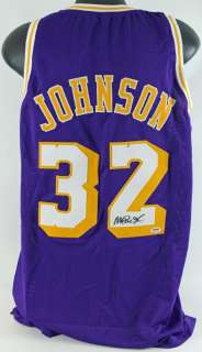   MAGIC JOHNSON AUTHENTIC SIGNED AWAY JERSEY PSA/DNA #3A62463  