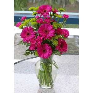 Send Fresh Cut Flowers   Pink Illusions Mixed Bouquet  