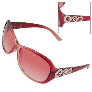   Bridge Ellipse Lens Full Rim Sunglasses for Lady