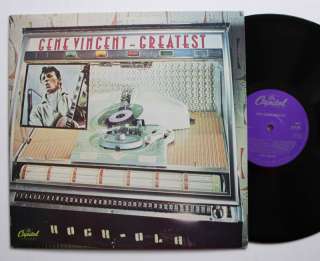 Gene Vincent UK Rockabilly Comp LP Jukebox Cover  