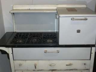 Florence Stove Company Vintage Oil Porcelain Oven White FREIGHT 