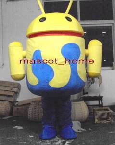 Professional Android Robot Mascot Costume Adult Size  