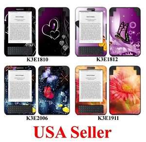 Kindle 3 (Latest Generation) Skin Sticker Decal Cover  