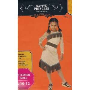  Native American Indian Princess Costume Large 10 12 Toys 
