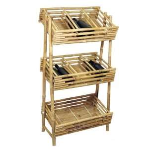  Bamboo 54 KD Wine Tray Rack