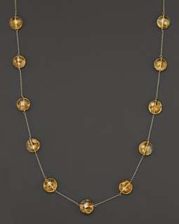 Citrine Station Tin Cup Necklace   Fine Jewelry   Bloomingdales