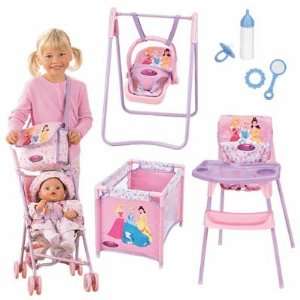  Disney Graco Princess Baby Deluxe Play Set Everything 