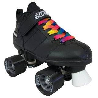 Chicago Bullet Quad Speed Skates   B100 Black Boots with Black Bullet 