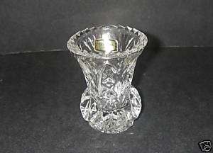 Zajecar Yugoslavia Lipert VASE 24% Lead Crystal w Label  