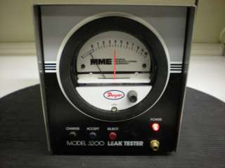 Medical Mfg. Equipment Model 3200 Leak Detector  