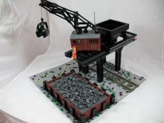 Lego Custom Town Train Coal Loader INSTRUCTIONS ONLY  