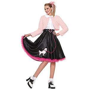  50s Sweetheart Halloween Girl Costume Poodle Skirt 