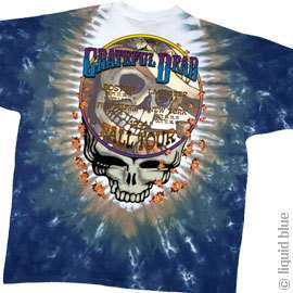 New GRATEFUL DEAD Banjo Tie Dye T Shirt  