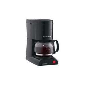 New   HB 5 Cup Coffeemaker Black by Hamilton Beach   48134  