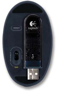 Logitech Cordless Mini Optical Wireless Notebook Mouse 097855032720 