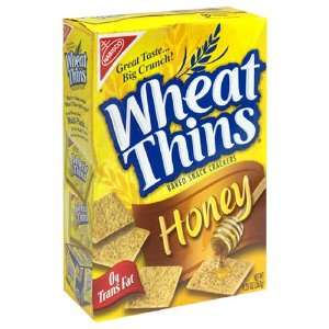 Nabisco Wheat Thins, Honey, 9.25 Ounce Boxes (Pack of 6)  