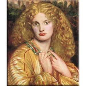  Helen of Troy 25x30 Streched Canvas Art by Rossetti, Dante 