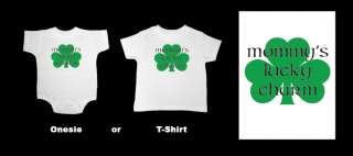 Mommys Lucky Charm St. Patricks Day Onesie or T Shirt  