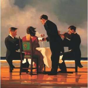 Jack Vettriano 33.5W by 33.5H  Elegy for a dead Admiral Giclee 