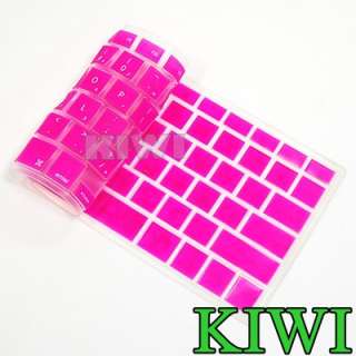 Hot Pink Keyboard Skin Cover Case for Old Macbook A1181  